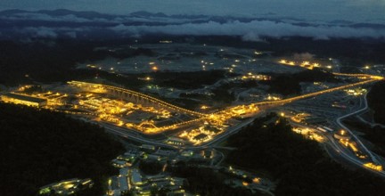 Cobre Panama at night