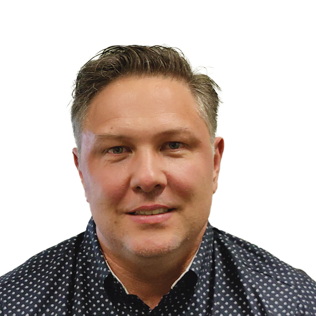 headshot of a man on a white background