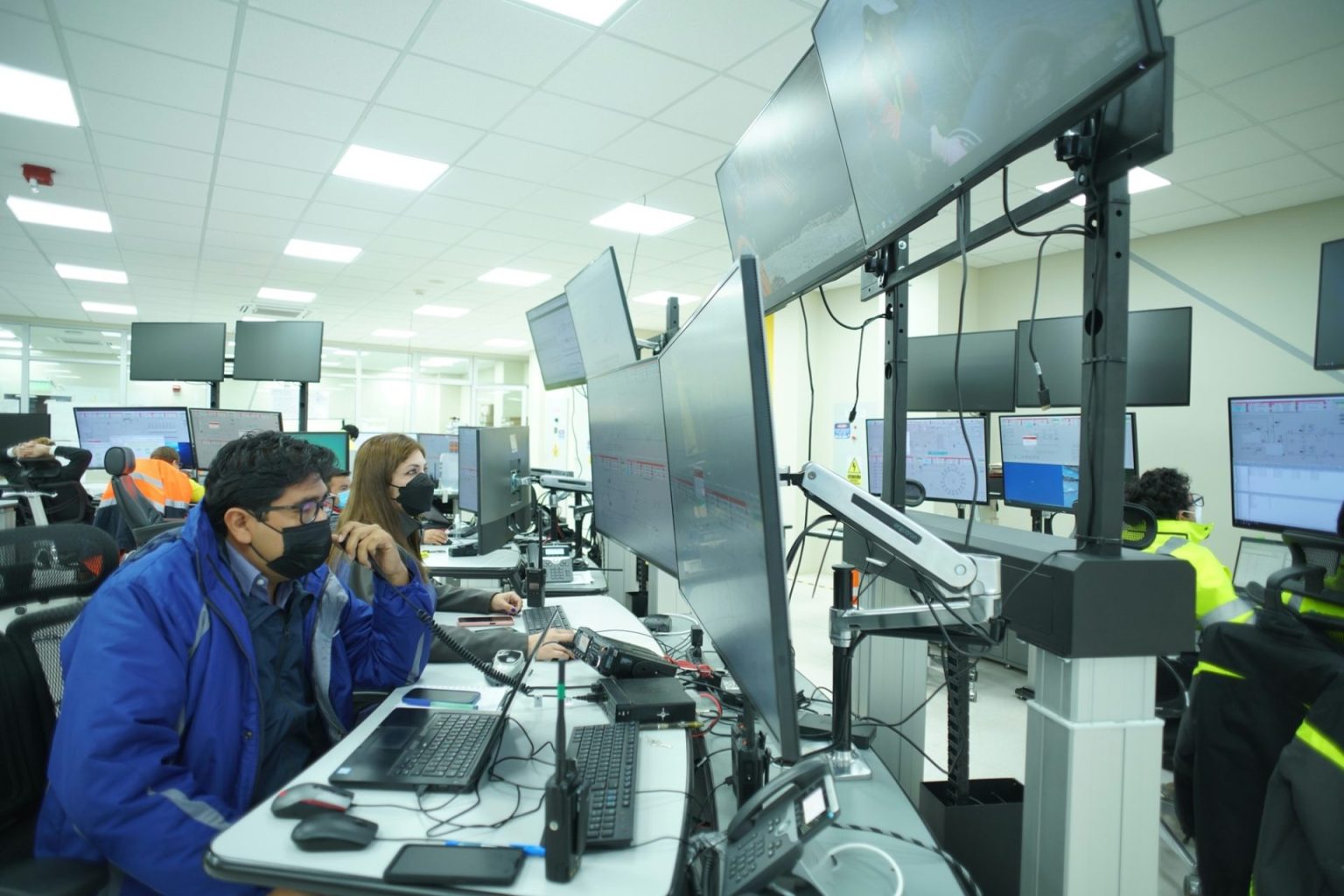 Quellaveco control room