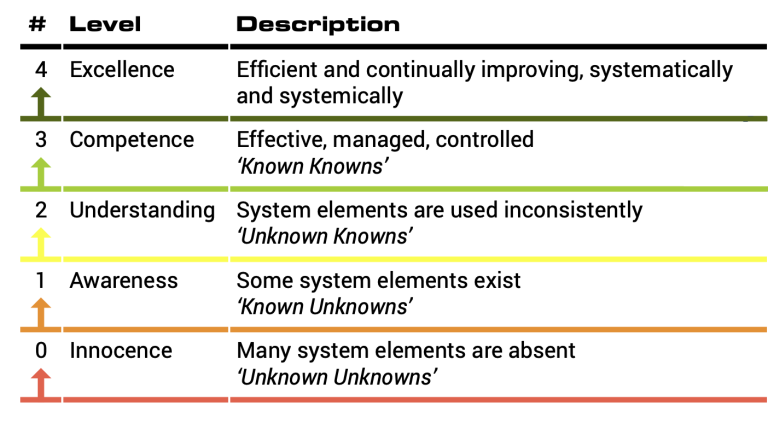 Organisation maturity