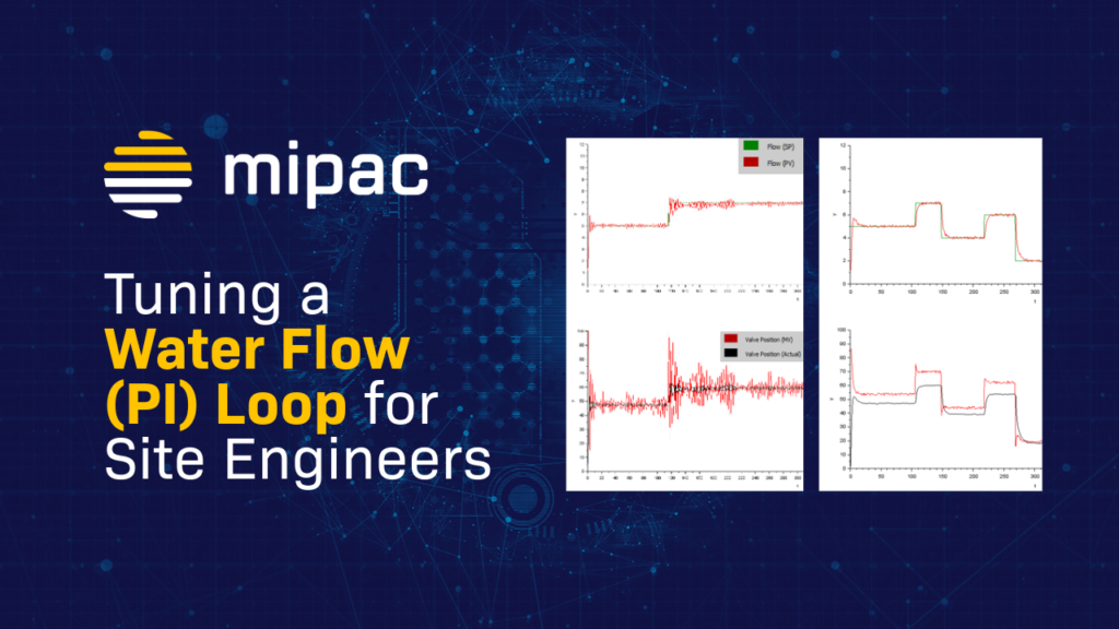 How to control a water flow control loop