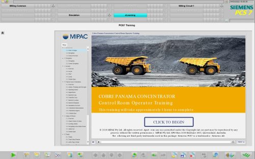 Simulator eLearning Screenshot